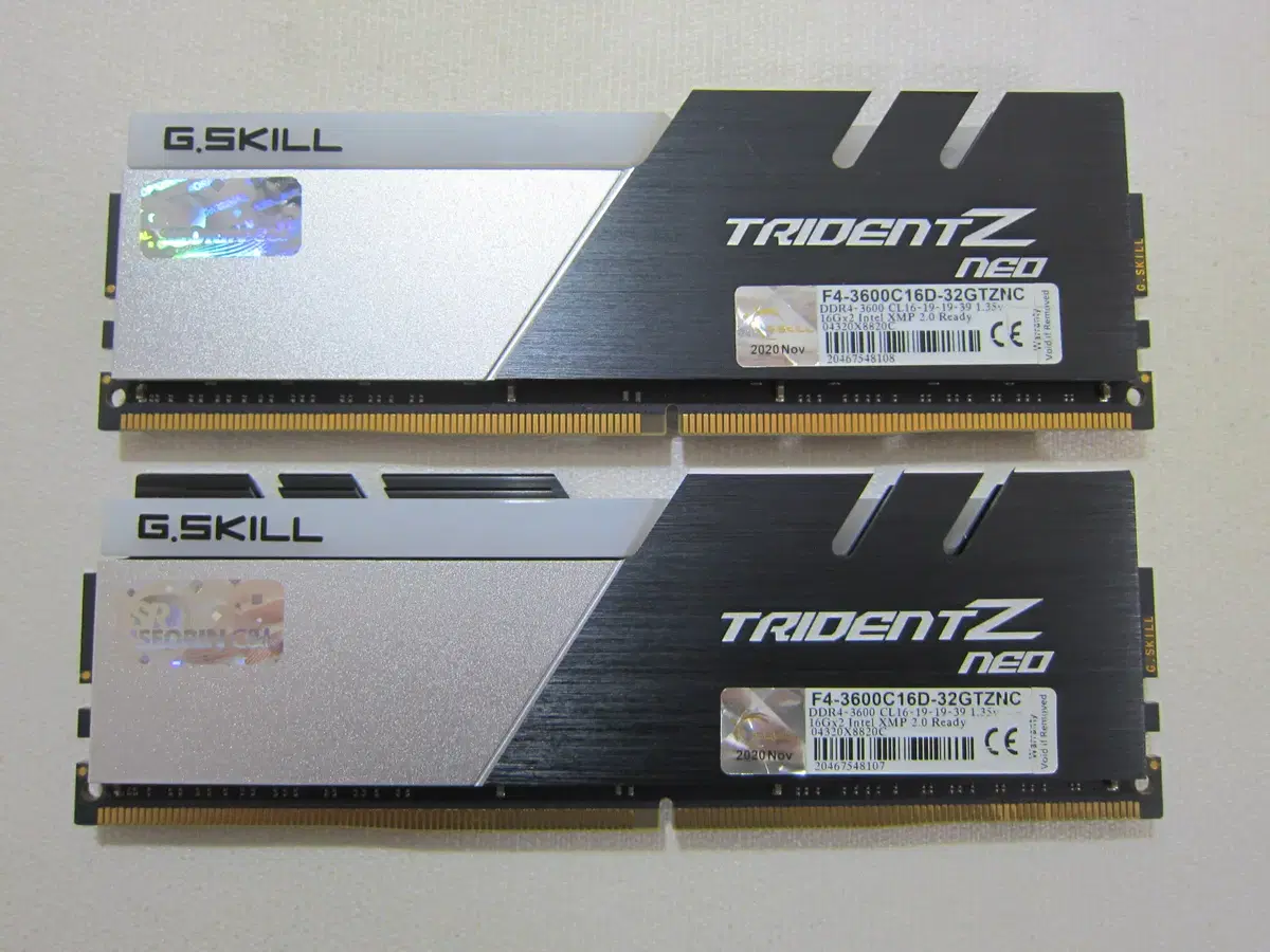 지스킬 DDR4-3600 CL16 TRIDENT Z 32G(16Gx2)